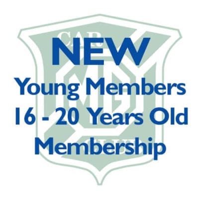 NEW - Young Members aged 16-20 Membership