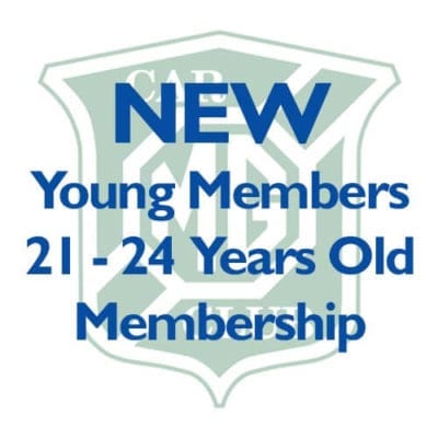 NEW - Young Members 21-24 Years Membership