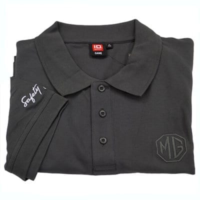 Mens MG Safety Fast Grey Polo Shirt