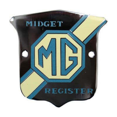 Midget Register Car Badge