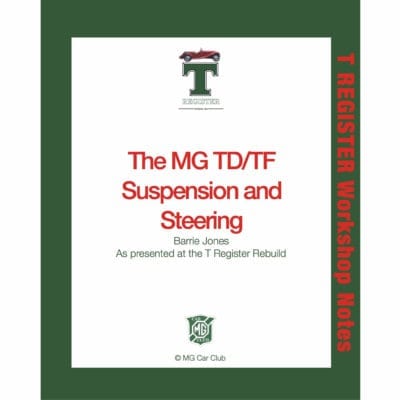 T Register TD/TF Suspension/Steering Booklet