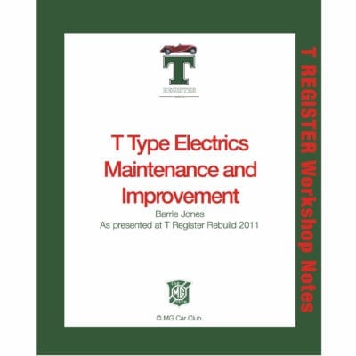 T Register Electrics Booklet