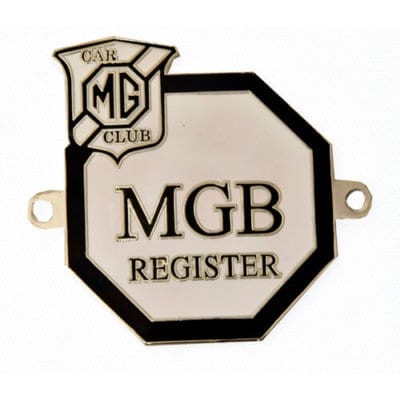 MGB Register Grille Badge