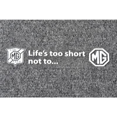 MGCC "Life's too short not to..."  sticker