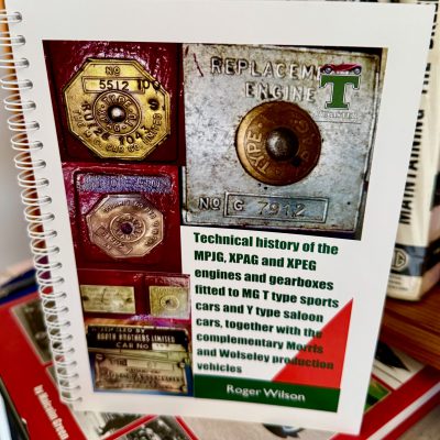 T REGISTER TECHNICAL HISTORY OF T TYPE ENGINES