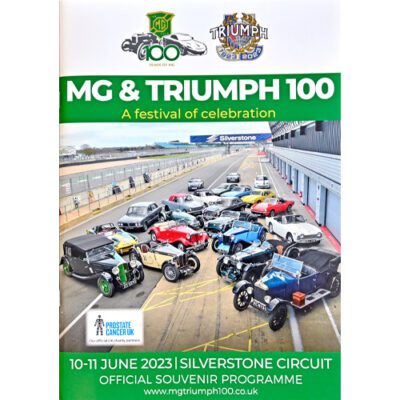 MG&Triumph100 Souvenir Programme
