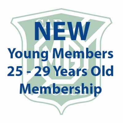 NEW - Young Members 25-29 Years Membership