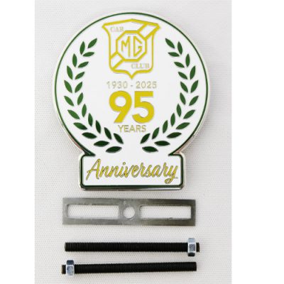 MGCC 95th Anniversary Car Badge